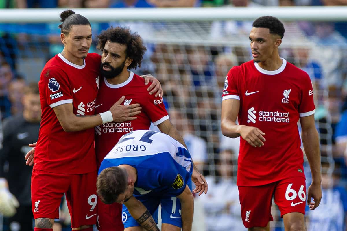 Hasil Pertandingan Liverpool vs Brighton: The Reds menang 2-1