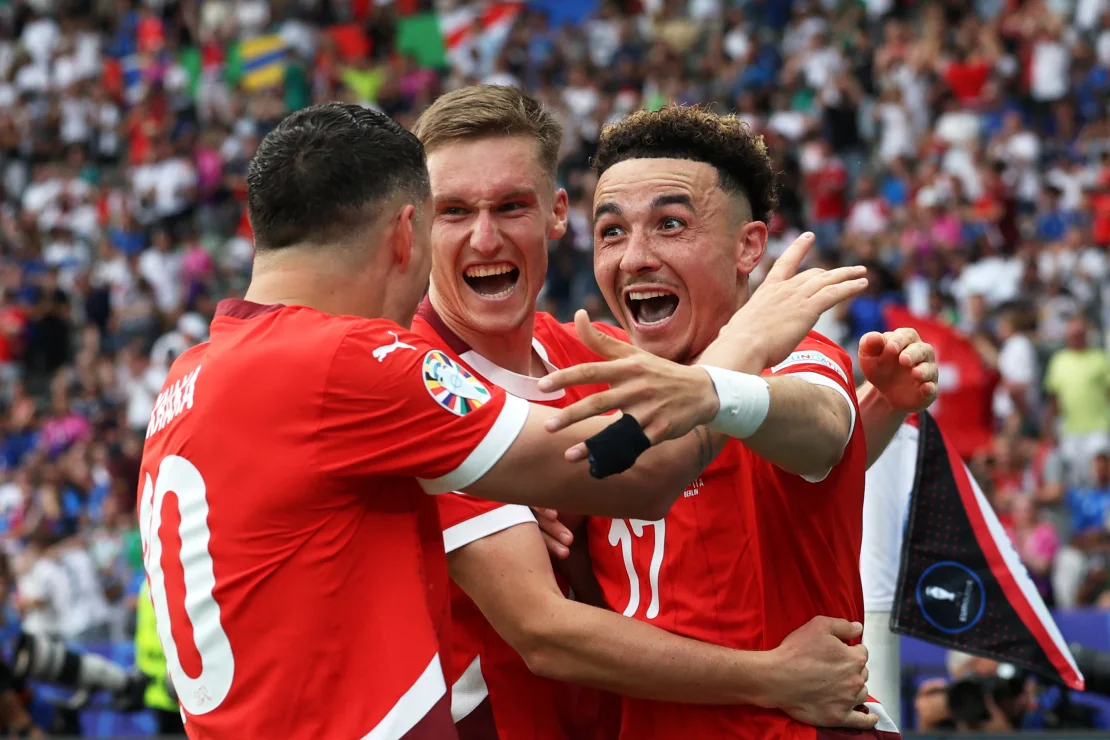 Juara bertahan Italia tersingkir dari Euro 2024 oleh Swiss di babak 16 besar