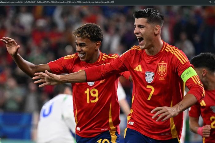 Hasil Pertandingan Euro 2024 Spanyol vs Georgia Skor 4-1
