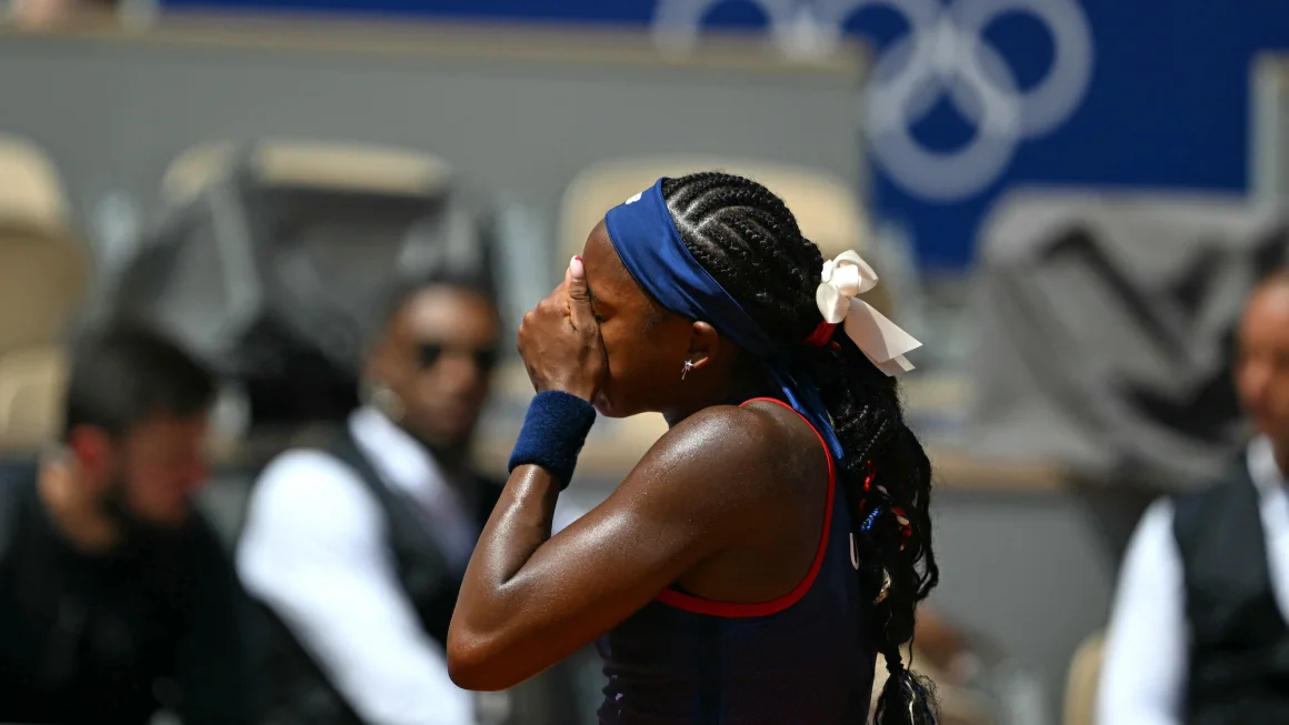 Coco Gauff yang menangis keluar dari kompetisi tunggal Olimpiade Paris