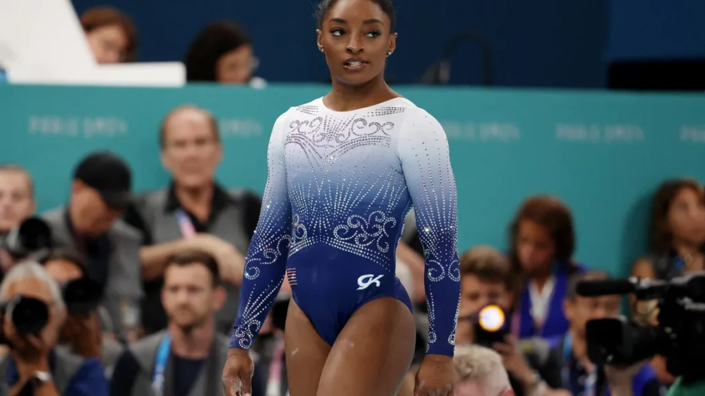 Tergelincirnya balok keseimbangan membuat Simone Biles kehilangan medali emas lagi