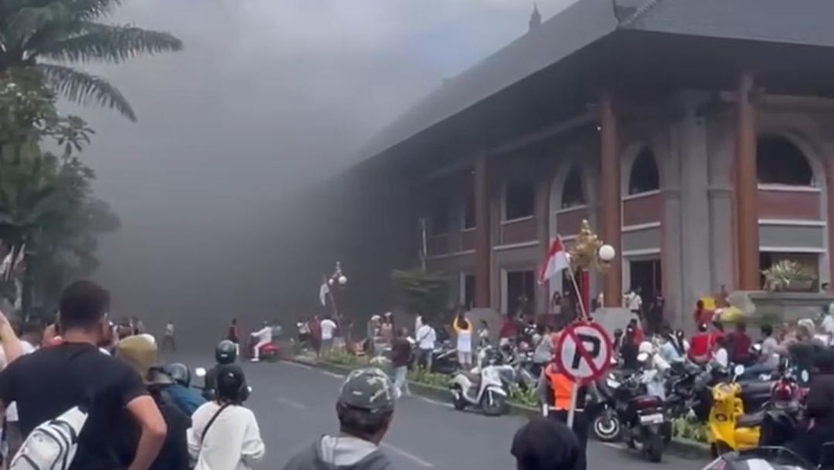 Kebakaran Pasar Ubud Bali, Terdengar Suara Ledakan!