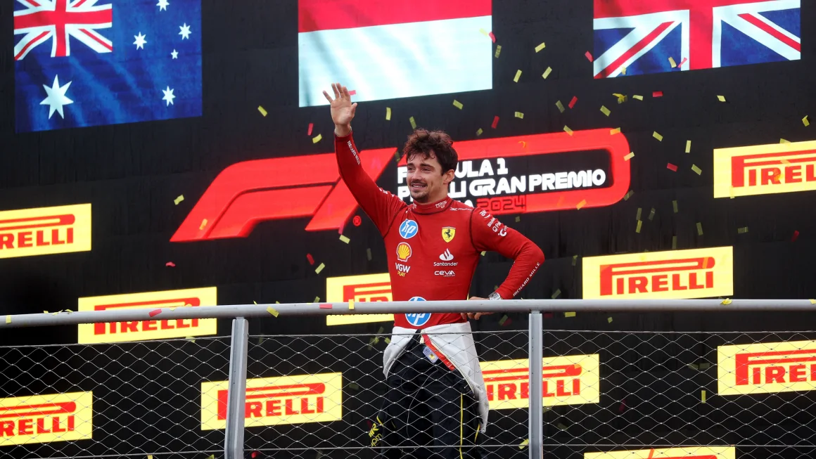 Charles Leclerc dari Ferrari meraih kemenangan mengejutkan yang mendebarkan di Grand Prix Italia